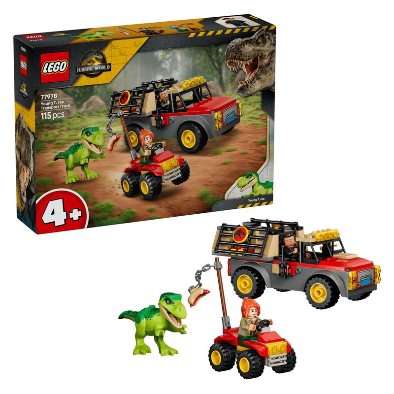 LEGO 77978 Jurassic World Camión de transporte del T-Rex