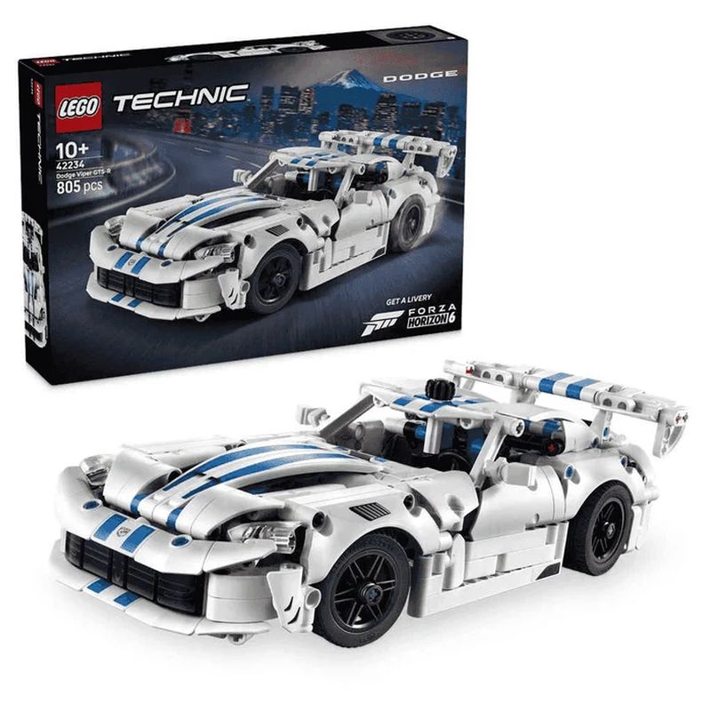 LEGO 42234 Technic Dodge Viper GTS-R 805 piezas - Imagen 2