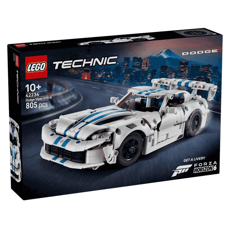 LEGO 42234 Technic Dodge Viper GTS-R 805 piezas