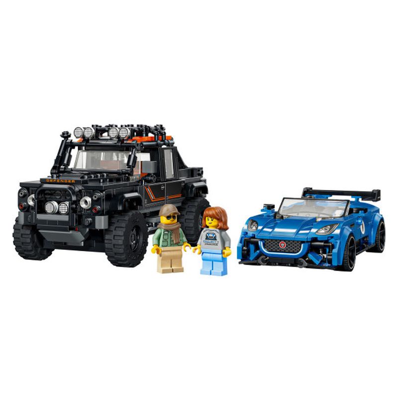 LEGO 77264 Speed Champions Jaguar Project 7 y Land Rover Defender - Imagen 2