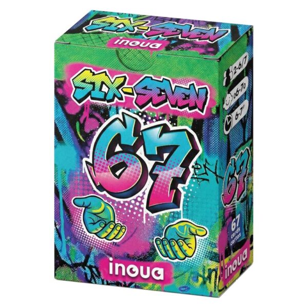 Juego de cartas rápido 6-7 Six-Seven familiar multidioma (ES-EN-FR-PT) 67-BG-01
