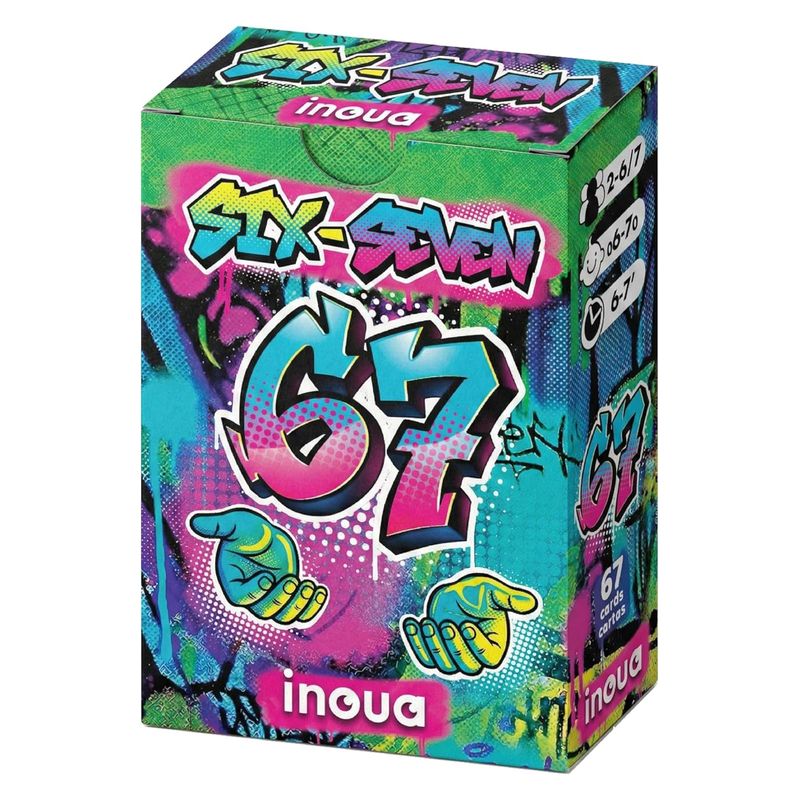 Juego de cartas rápido 6-7 Six-Seven familiar multidioma (ES-EN-FR-PT) 67-BG-01