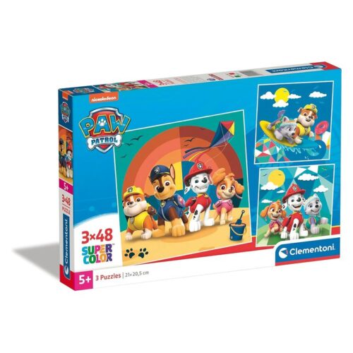 Clementoni Puzzle 3×48 piezas La Patrulla Canina 25291
