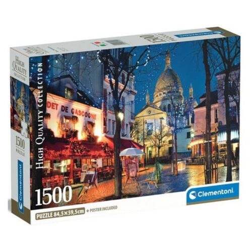 Clementoni Puzzle 1500 piezas Montmarte en París 31709