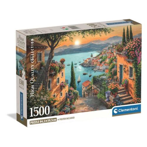 Clementoni Puzzle 1500 piezas Escalera hasta el puerto 31729