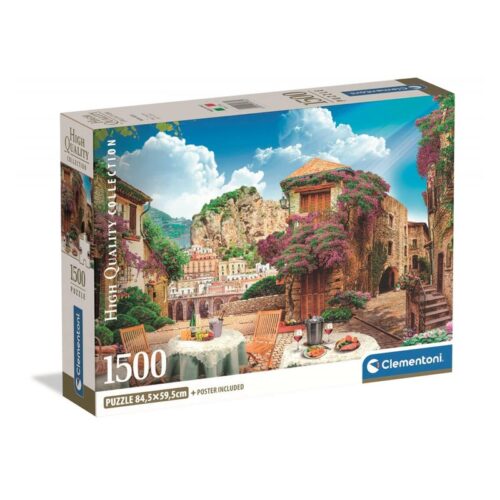 Clementoni Puzzle 1500 piezas vistas a un pueblo italiano 31733