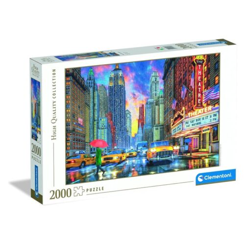 Clementoni Puzzle Rainy Manhattan Puzzle 2000 piezas High Quality Collection 32086
