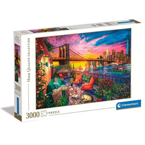 Puzzle adulto 3000 piezas paisaje puesta de sol en Manhattan 33552