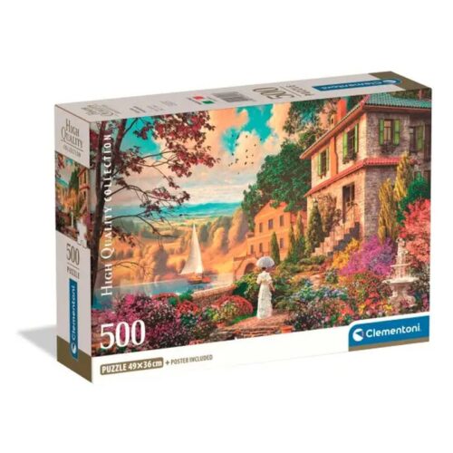 Puzzle 500 piezas Clementoni Paseo Victoriano 35618