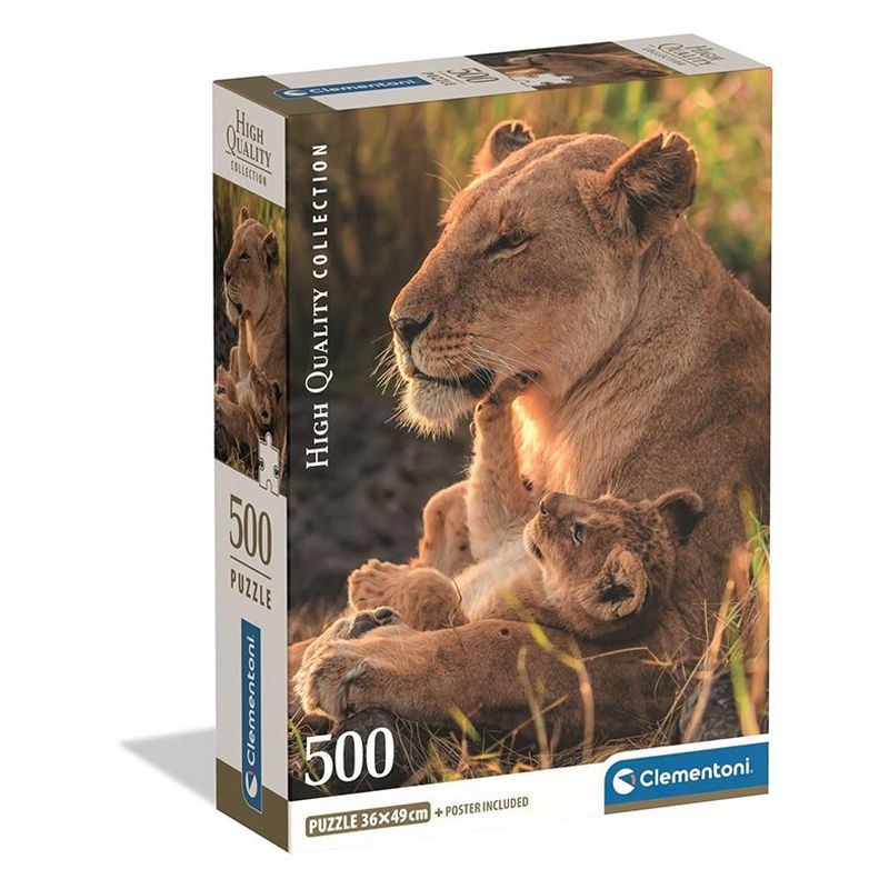 Clementoni Puzzle 500 piezas Amor felino 35620