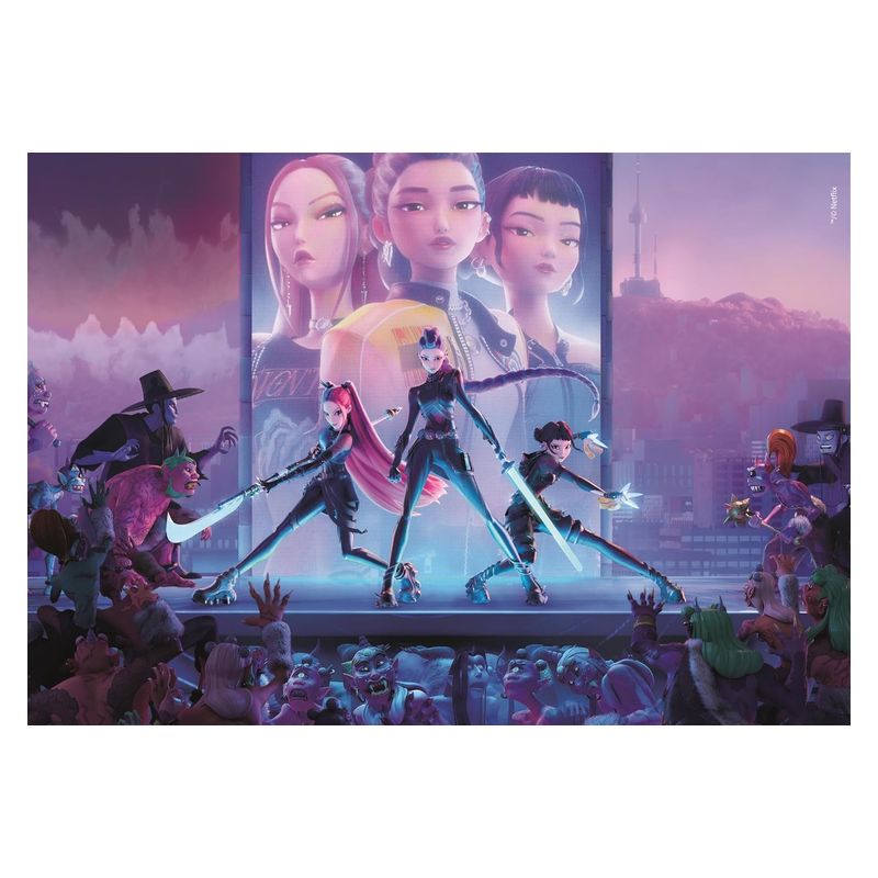 Clementoni Puzzle K-Pop Demon Hunters 1000 piezas 37121 - Imagen 2