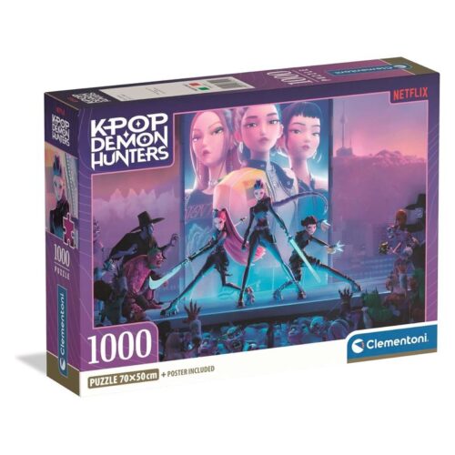 Clementoni Puzzle K-Pop Demon Hunters 1000 piezas 37121