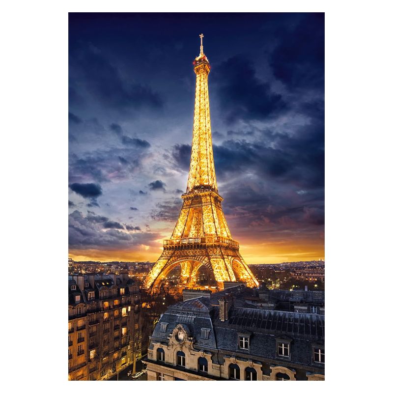 Clementoni Puzzle Torre Eiffel París de noche 1000 piezas High Quality Collection 39703 - Imagen 2