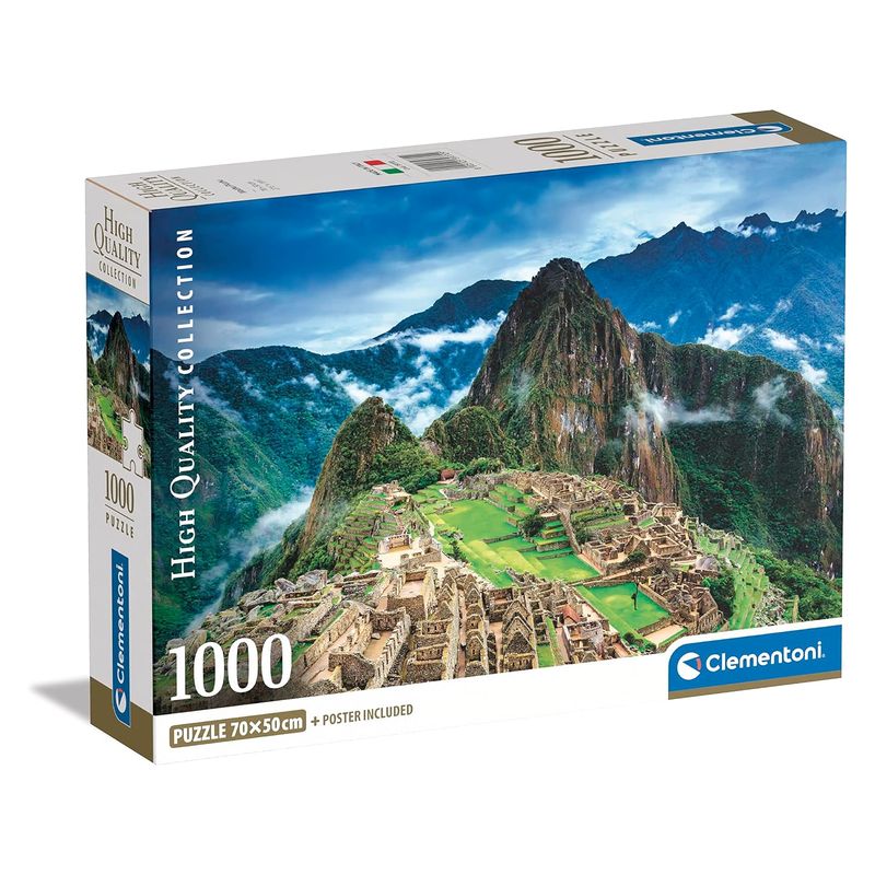 Clementoni Puzzle Machu Picchu Puzzle 1000 piezas High Quality Collection 39770