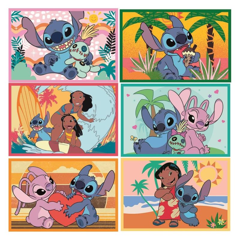 Clementoni Set de cubos de Disney Stitch con imágenes 40905 - Imagen 2