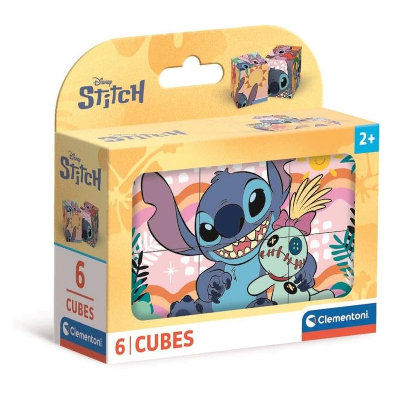 Clementoni Set de cubos de Disney Stitch con imágenes 40905