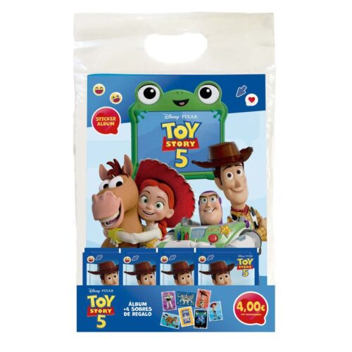 Panini Starter Pack Álbum Toy Story 5 con cuatro sobres 27790