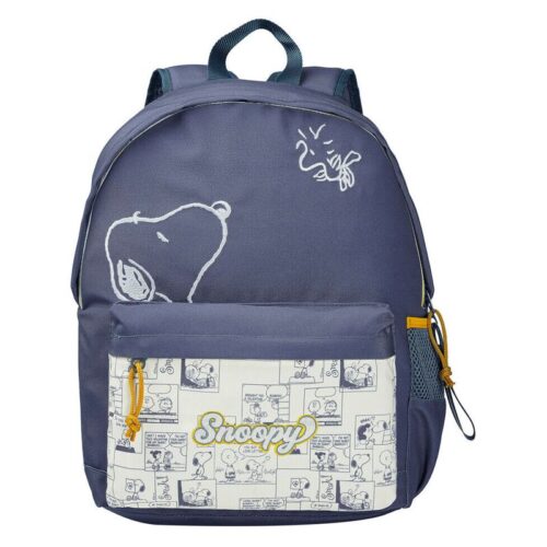 Mochila escolar Snoopy Peanuts 40cm adaptable a carrito MC23-16SY