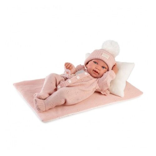 Antonio Juan Muñeca recién nacida Pipa con colcha 42cm 50429
