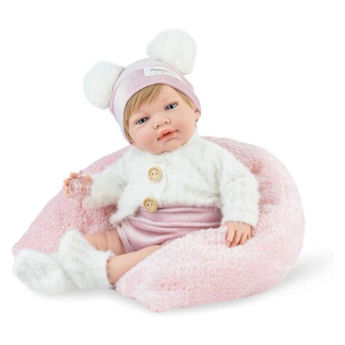 Marina & Pau Reborn Sweet Baby Angora con estuche y cuerpo articulado 42cm 3152