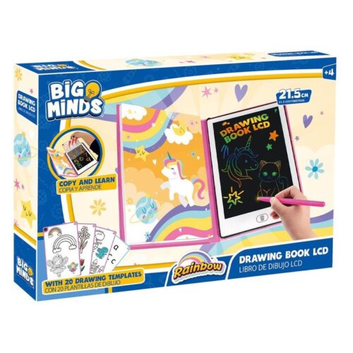 Libro de dibujos LCD Rainbow Big Minds World Brands BM89103