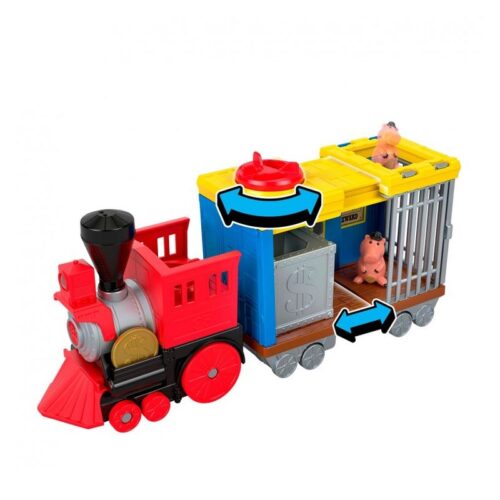 Imaginext Tren del Oeste con Woody y el cerdito Toy Story JLC38