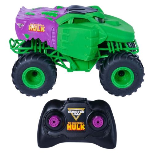 Monster Jam Marvel Hulk radio control escala 1:24 Spin Master 6076629