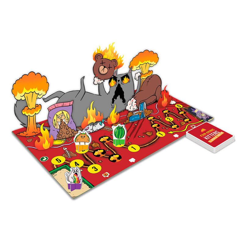 Juego de tablero Exploding Kittens Asmodee 10634 - Imagen 2