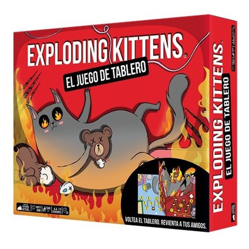 Juego de tablero Exploding Kittens Asmodee 10634