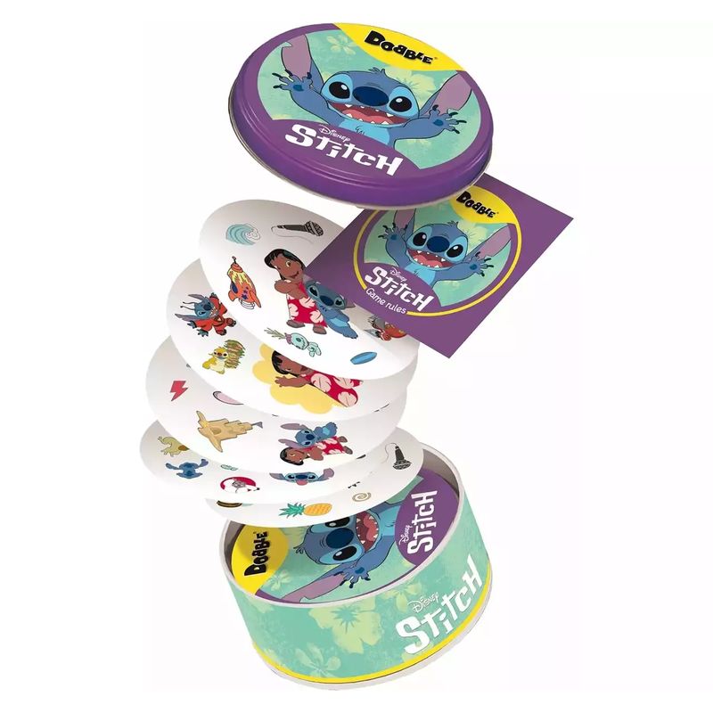 Juego de cartas Dobble Disney Stitch Asmodee 23996 - Imagen 2
