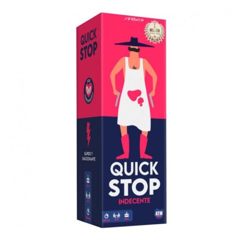 Juego de mesa Quick Stop Indecente Asmodee 91723