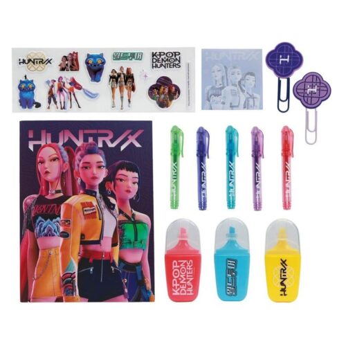 Set de papelería K-Pop Dmon Hunters Huntrix Kids Euroswan KD710998