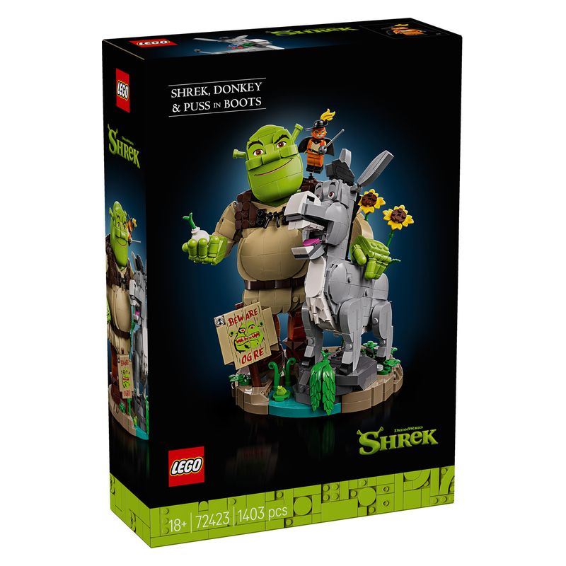 LEGO 72423 Icons Shrek, Asno y el Gato con Botas - Imagen 2