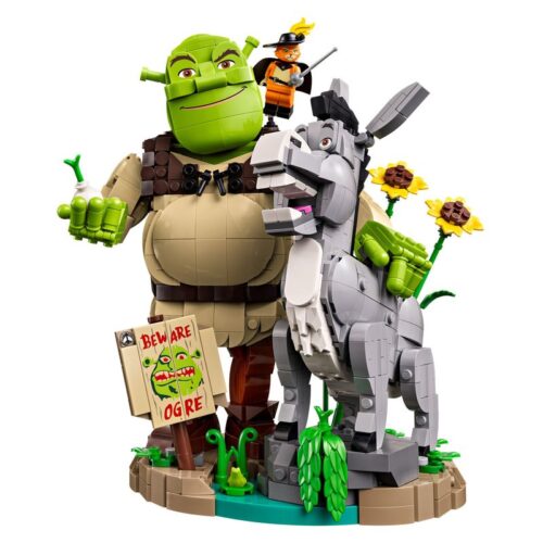 LEGO 72423 Icons Shrek, Asno y el Gato con Botas