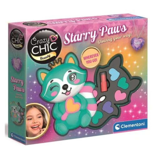 Crazy Chic Starry Paws maquillaje Clementoni 18406