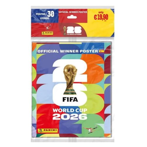 Póster oficial del ganador del Mundial 2026 España Panini 41170