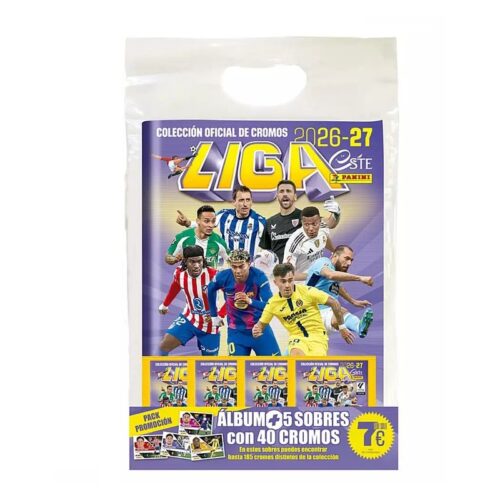 Starter Pack LaLiga Este temporada 2026-27 Álbum más cinco sobres Panini 28865