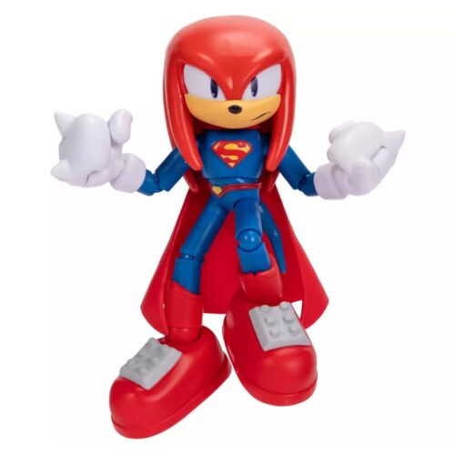 Figura DC X Sonic Knuckles Superman articulada 13cm Jakks Pacific 429034