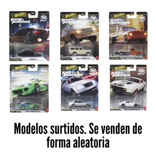 Hot Wheels Fast & Furious coches modelos surtidos Mattel escala 1:64 HNW46