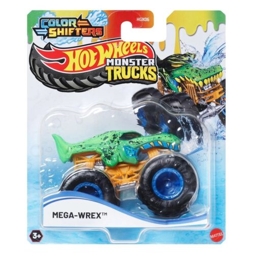 Hot Wheels Monster Trucks Color Shifters Mega-Wrex escala 1:64 JDV85