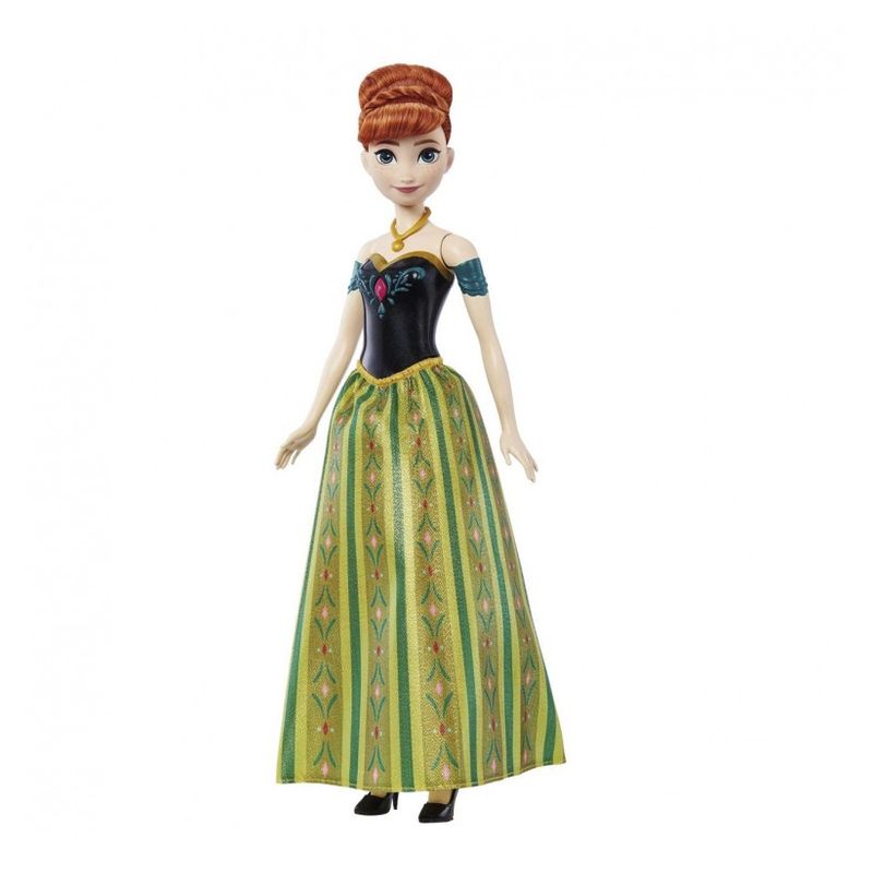 Muñeca musical Anna Disney Frozen Mattel (ES-EN-PT-FR) JDX49