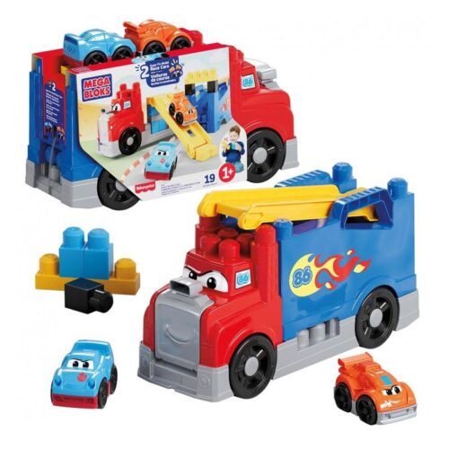 Camión de carreras y construcción Mega Blocks JFR29