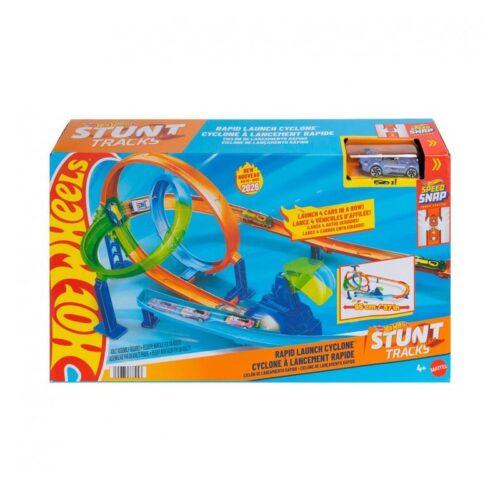 Hot Wheels Pista ciclón de lanzamiento rápido Mattel JHK73