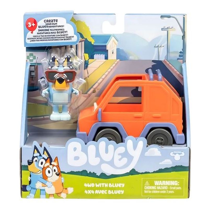 Bluey Vehículo 4x4 con Bluey Moose 18926