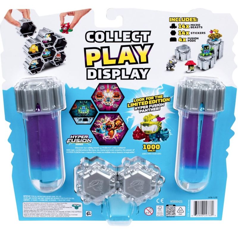 Mr Beast Lab Swarms pack de 14 figuras Mega Lab 24786 - Imagen 2