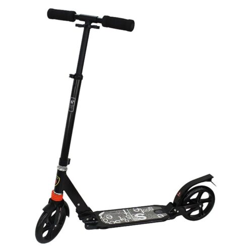 Patinete de dos ruedas negro ajustable Innovatoys 26030
