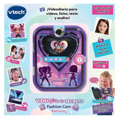 Video Diario Secreto Fashion Cam Negro VTech 80-594122