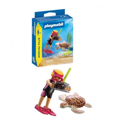 Playmobil Special Plus buceadora con tortuga 72151