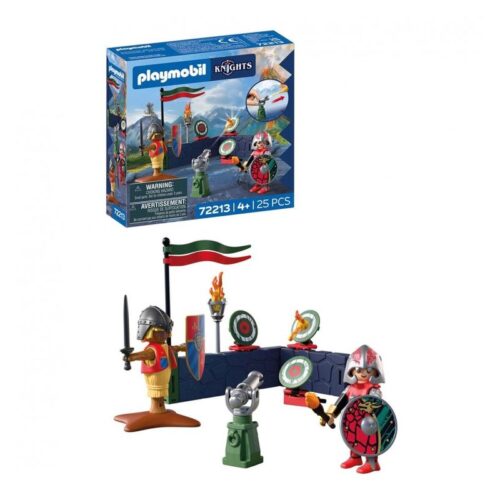 Playmobil Knights entrenamiento caballeros dragón 72213