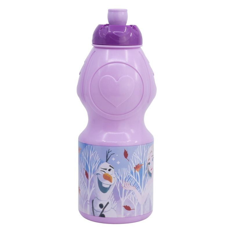 Botella sport morada Disney Frozen 400ml Stor 81032 - Imagen 2